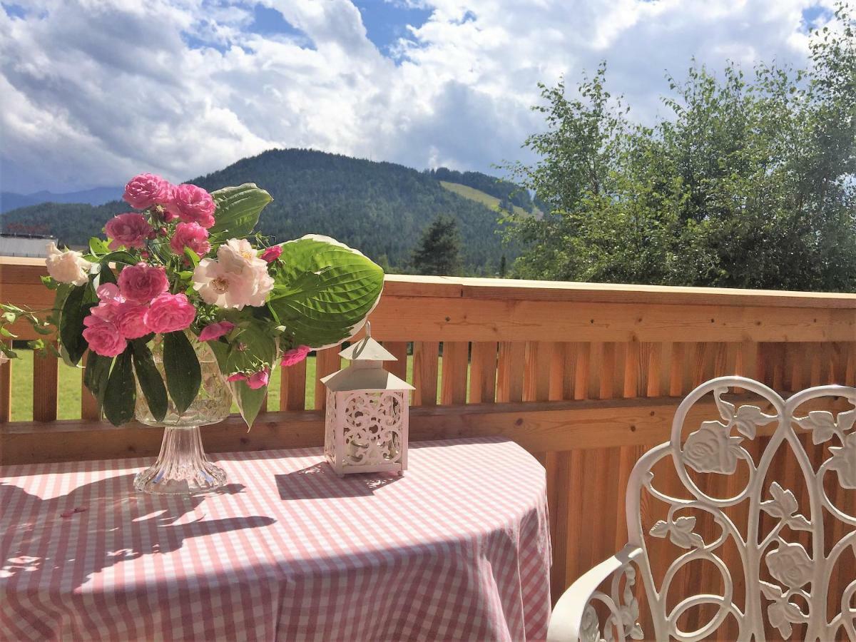 Hannas Alpengruss Apartment - Zimmer Seefeld in Tirol Bagian luar foto
